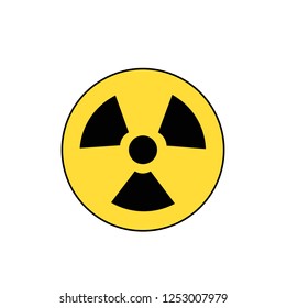 Sign of radioactivity. vector