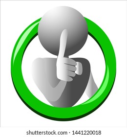 Sign of recommendation. Please don't make noise