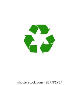 Sign of recycling. recycling. Waste recycling. Environmental protection. Vector