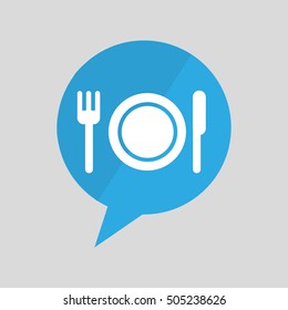 sign restaurant dinner design vector illustration eps 10