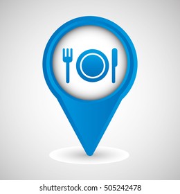 sign restaurant dinner design vector illustration eps 10