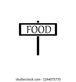 sign, restaurant, food icon. Simple glyph vector of food set for UI and UX, website or mobile application