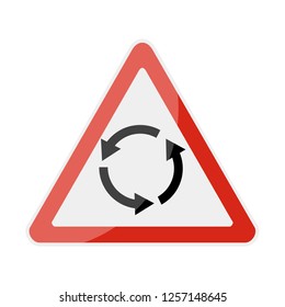Sign Road. Attention. Warning