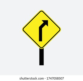 Sign road icon vector trendy illustration