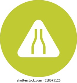 Sign, road, traffic icon vector image. Can also be used for traffic signs. Suitable for web apps, mobile apps and print media.