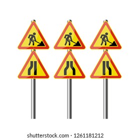 Sign Road Warning 