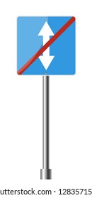 Sign Road Warning