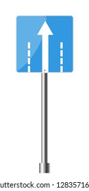 Sign Road Warning