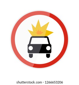 Sign Road Warning Attention