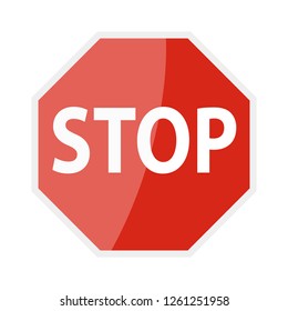 Sign Road Warning Priority