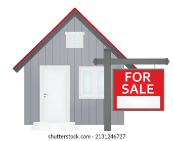 Sign for sale notice. vector illustration