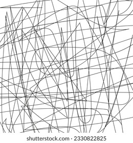 sign scribble of a wool clew. Vector illustration. EPS 10.