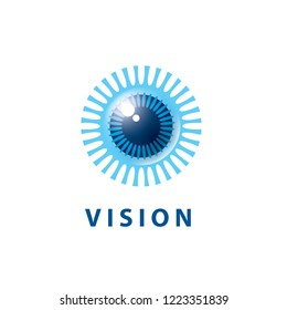 Iniciar sesión la forma del ojo. Ilustración vectorial del icono