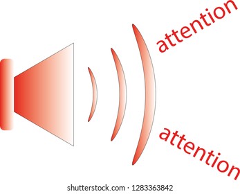 
sign shout attention