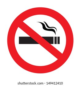 a sign showing no smoking is allowed