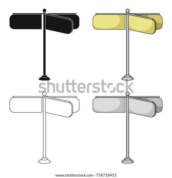 Sign Single Icon Cartoon Stylesign Vector Stock Vector (Royalty Free ...