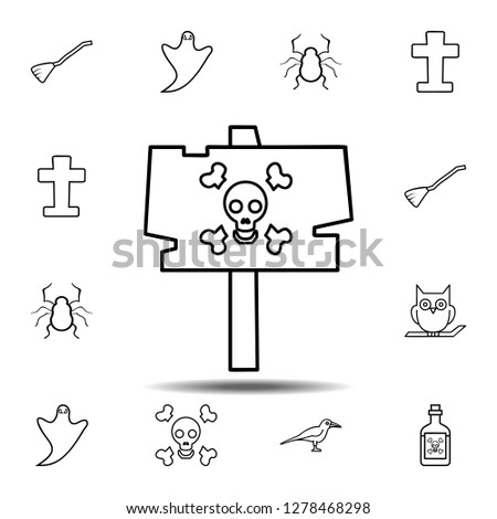 Similar – Image, Stock Photo Warning sign for life-threatening high voltage