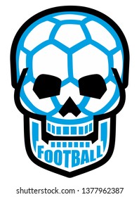 sign with skull with soccer ball, grunge vintage design t shirts