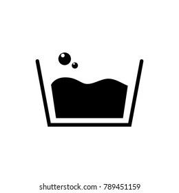 sign of a small soapy wash icon. Wash elements. Premium quality graphic design icon. Simple icon for websites, web design, mobile app, info graphics on white background