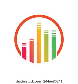 sign of Sound waves logo vector illustration design 
