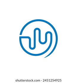 sign of Sound waves logo vector illustration design 