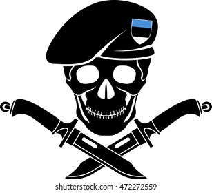 sign of special forces of Estonia