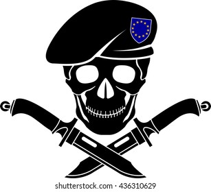 señal de fuerzas especiales de la UE. ilustración vectorial