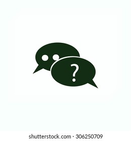 sign speech web icon