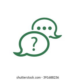 sign speech web icon