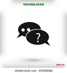 sign speech web icon