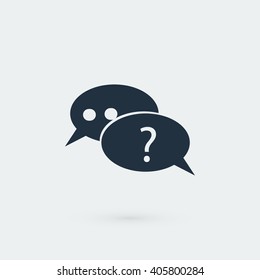 sign speech web icon