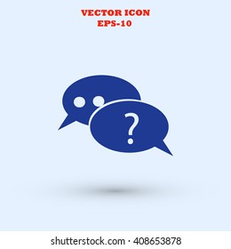 sign speech web icon