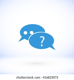 sign speech web icon