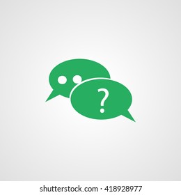 sign speech web icon