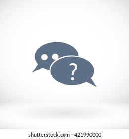 sign speech web icon