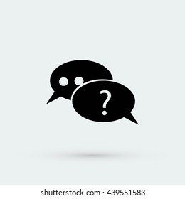 sign speech web icon