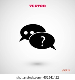 sign speech web icon