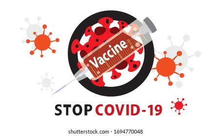 Sign of stop covid-19,pandemic stop  Coronavirus outbreak Covid-19  symptom.