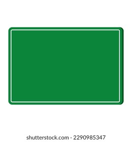 Sign Street Big isoliert mit Farbverlauf-Mesh, Vektorgrafik.