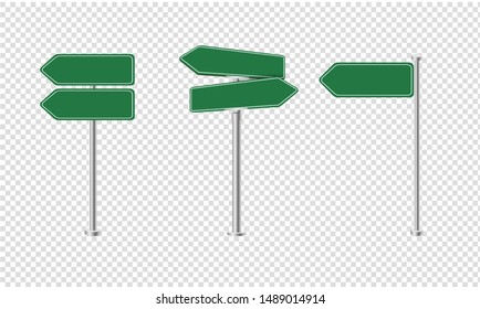 Sign Street Big Set Isolated With Gradient Mesh  Vector Illustration