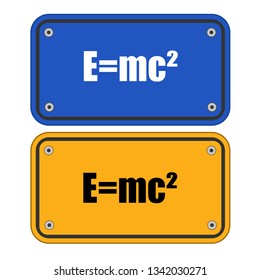 E=mc² sign - symbol