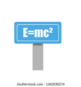 E=mc² sign - symbol