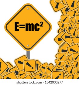 E=mc² sign - symbol