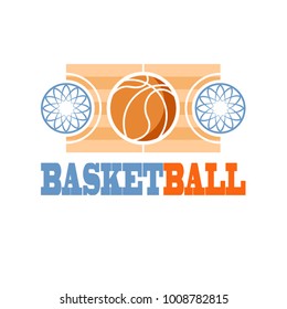Sign symbol of basketball.
