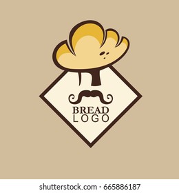 Sign symbol bread, loaf, pastry.