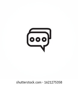 sign symbol comment icon, vector illustration