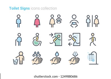 Sign Symbol icon set