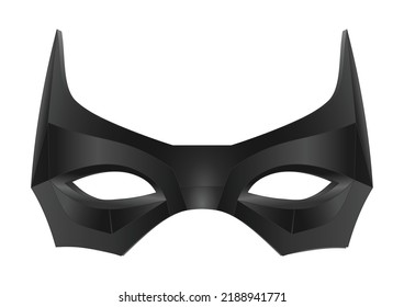 elemento vector de diseño de arte de máscara negra