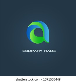 A sign symbol logo vector