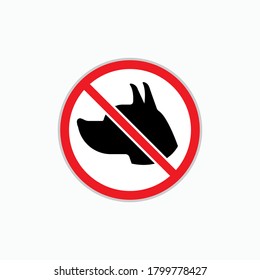 Sign or Symbol : No Pet Allowed.